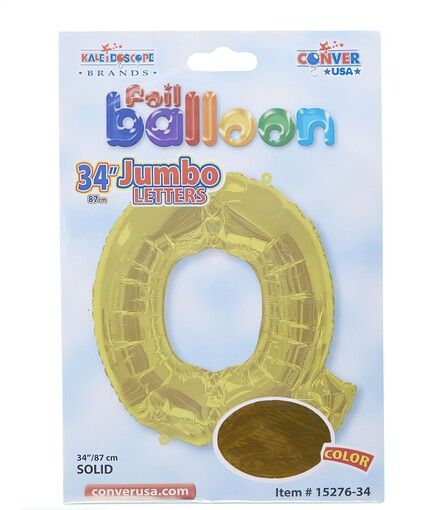 Picture of بالون بشكل حرف Q ذهبي