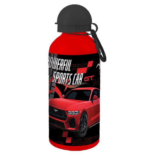 صورة زمزمية الومنيوم 600مل موستنج احمر