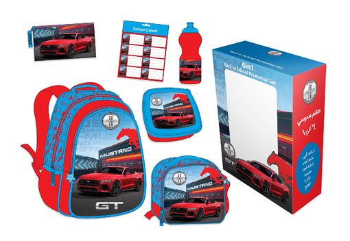 صورة طقم 6 في 1 ظهر موستنج