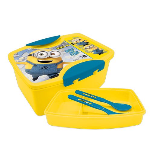 Picture of طقم لنش مينيونز مع ملعقة وشوكة