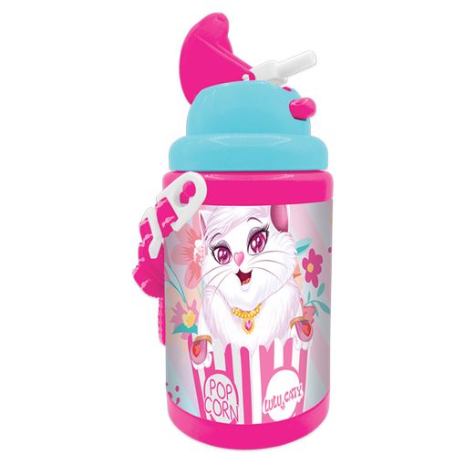 صورة زمزمية بلاستيك 460مل لولوكاتي مخطط