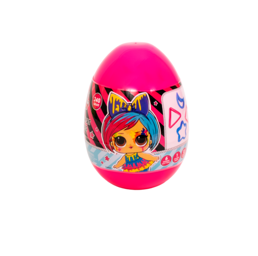 صورة صلصال LOL زهري في بيضة-