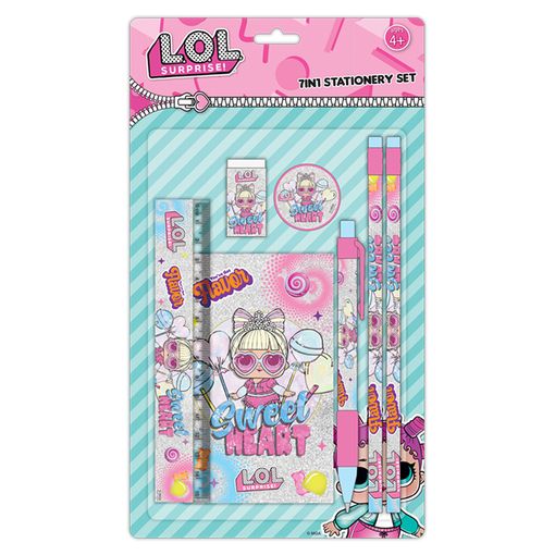 صورة طقم قرطاسية 7 في 1 لول سويت هارت