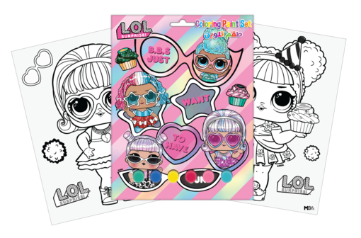 صورة مجموعة تلوين لول