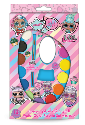 صورة الوان مائية اقراص لول