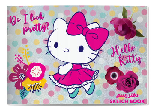 صورة دفتر رسم  دبوس كبير هيلو كيتي