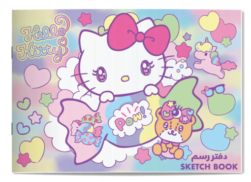 صورة دفتر رسم  دبوس كبير هيلو كيتي