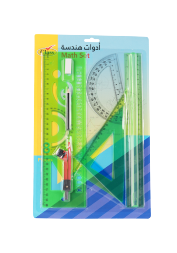 صورة طقم هندسه 8قطع