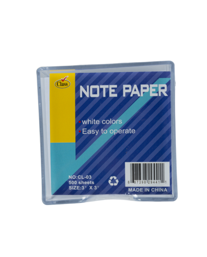 صورة ورق ملاحظات أبيض علبة بلاستيك