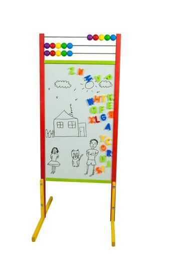 صورة سبوره وجهين اطار خشب