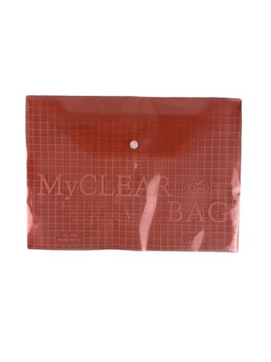 صورة كلاس ملف طقطق احمر A4