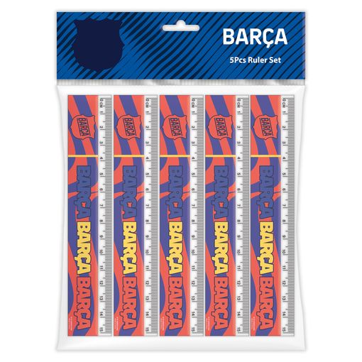 صورة كرت مسطرة 15سم برشلونة