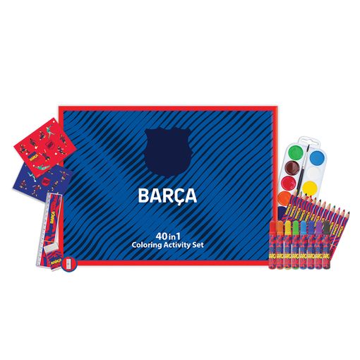 صورة طقم تلوين 40 في 1 برشلونة