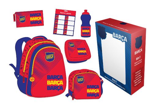 صورة طقم 6 في 1 ظهر برشلونة